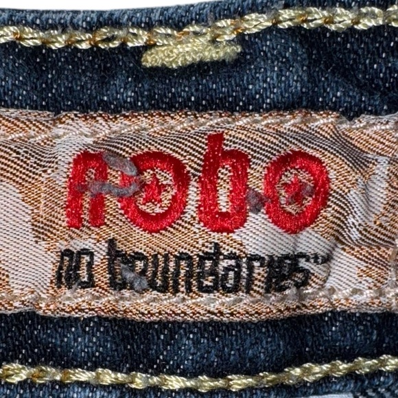 Nobo Juniors LOVE Jeans Size 11 Blue Relaxed Fit Straight Leg Dark Wash Mid Rise - Picture 4 of 7